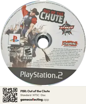 PBR: Out of the Chute PlayStation 2, NTSC disc