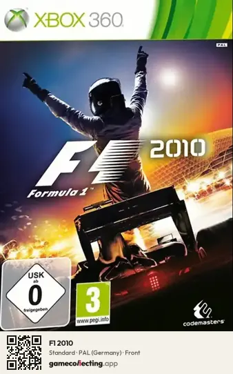 F1 2010 Xbox 360, Germany box front