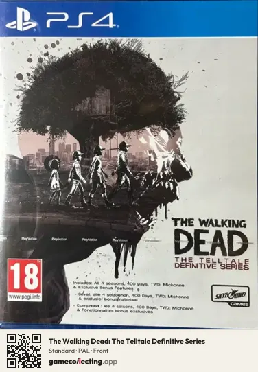 The Walking Dead: The Telltale Definitive Series PlayStation 4, PAL box front
