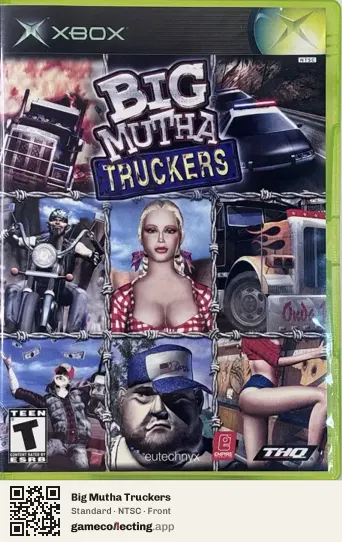 Big Mutha Truckers Xbox, NTSC box front