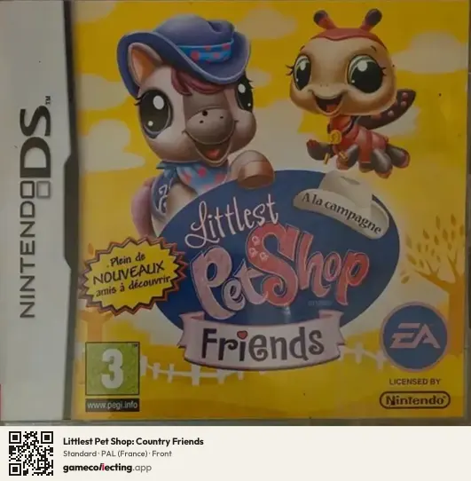 Littlest Pet Shop: Country Friends Nintendo DS, France box front