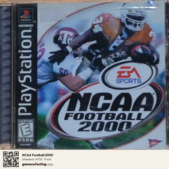 NCAA Football 2000 PlayStation, NTSC box front