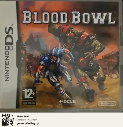 Blood Bowl Nintendo DS, PAL box front