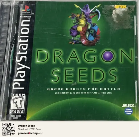 Dragon Seeds PlayStation, NTSC box front
