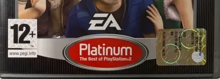 The Sims 2, the PEGI square on its front
