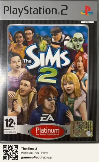 The Sims 2 PlayStation 2, PAL box front