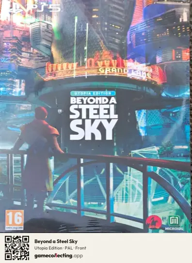 Beyond a Steel Sky PlayStation 5, PAL box front