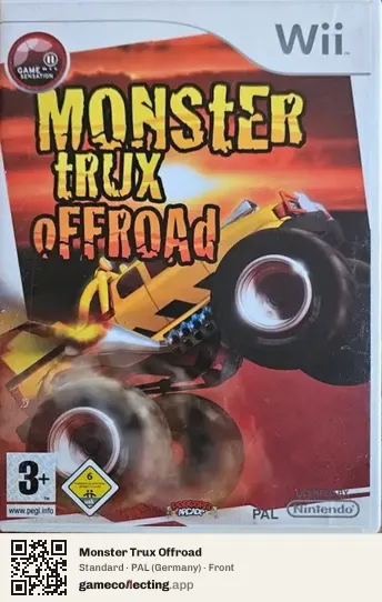 Monster Trux Offroad Nintendo Wii, Germany box front