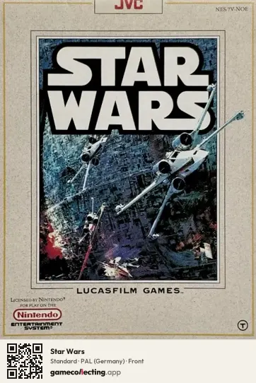 Star Wars Nintendo Entertainment System, Germany box front