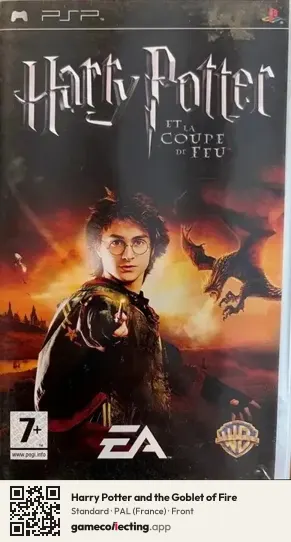 Harry Potter and the Goblet of Fire PlayStation Portable, France box front