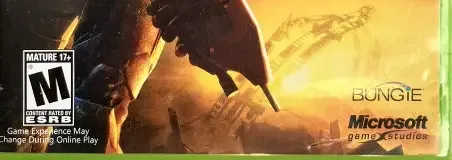 Halo 3, the ESRB box on its front