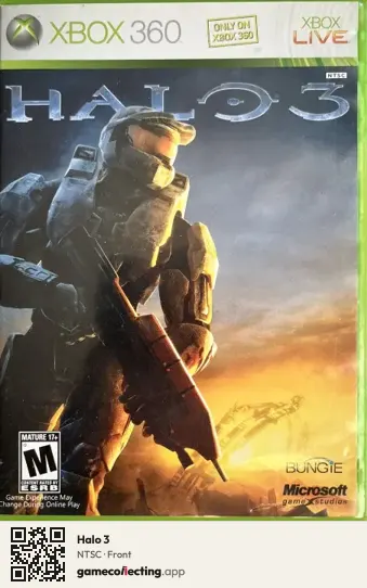 Halo 3 Xbox 360, NTSC box front