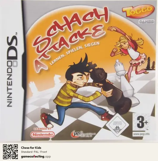 Chess for Kids Nintendo DS, PAL box front