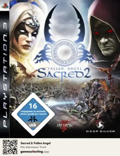 Sacred 2: Fallen Angel PlayStation 3, Germany box front