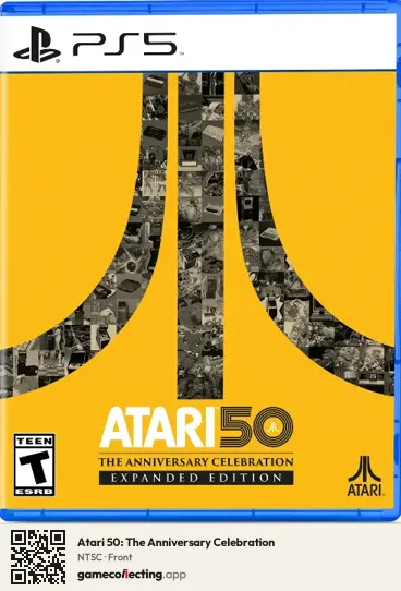 Atari 50: The Anniversary Celebration PlayStation 5, NTSC box front