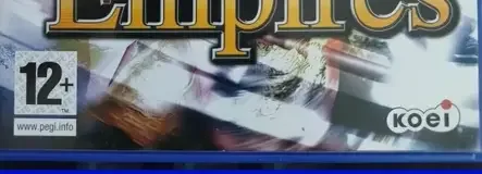 Dynasty Warriors 5 Empires, the PEGI square on its front