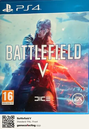 Battlefield V PlayStation 4, PAL box front