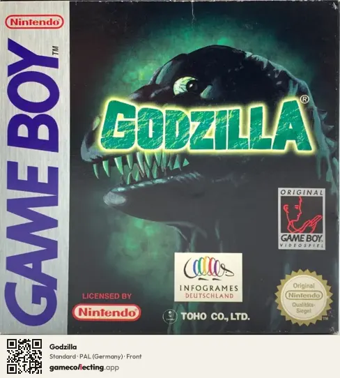 Godzilla Game Boy, Germany box front