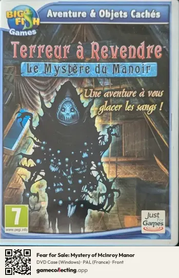 Fear for Sale: Mystery of McInroy Manor Computer, France box front
