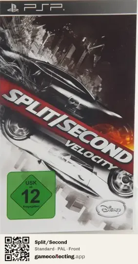 Split/Second PlayStation Portable, PAL box front