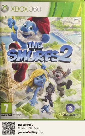 The Smurfs 2 Xbox 360, PAL box front