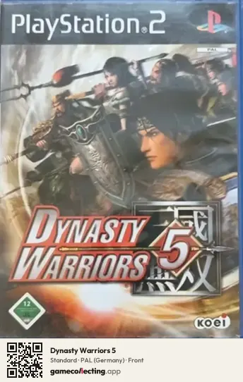 Dynasty Warriors 5 PlayStation 2, Germany box front