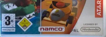 Namco Museum Remix, the PEGI square on its front