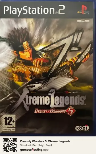 Dynasty Warriors 5: Xtreme Legends PlayStation 2, Italy box front