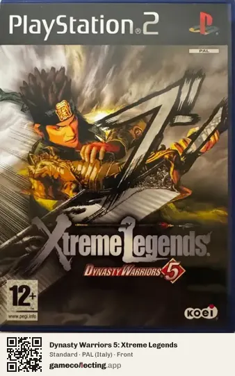 Dynasty Warriors 5: Xtreme Legends PlayStation 2, Italy box front