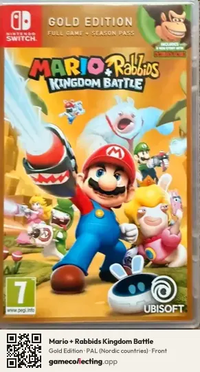 Mario + Rabbids Kingdom Battle Nintendo Switch, Nordic countries box front