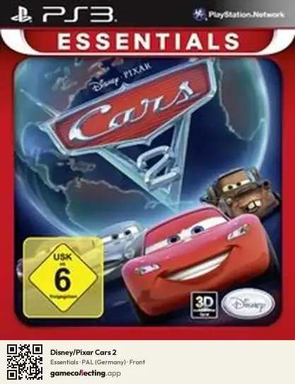 Disney/Pixar Cars 2 PlayStation 3, Germany box front