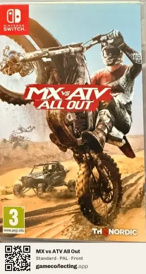 MX vs ATV All Out Nintendo Switch, PAL box front