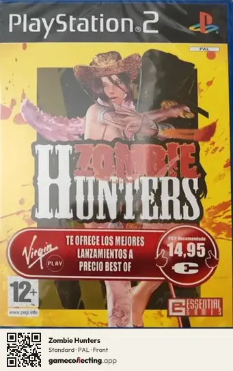 Zombie Hunters PlayStation 2, PAL box front