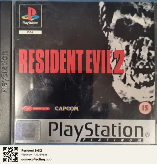 Resident Evil 2 PlayStation, PAL box front