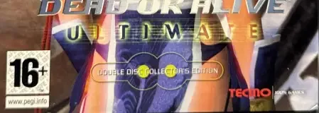 Dead or Alive Ultimate, the PEGI square on its front