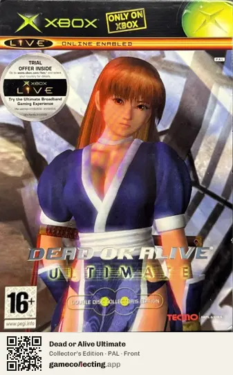Dead or Alive Ultimate Xbox, PAL box front