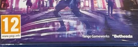 Ghostwire: Tokyo, the PEGI square on its front