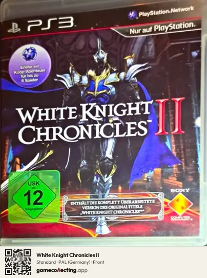 White Knight Chronicles II PlayStation 3, Germany box front
