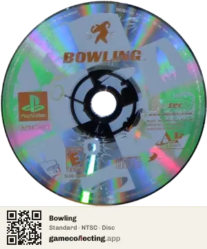 Bowling PlayStation, NTSC disc