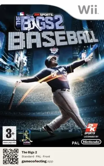 The Bigs 2 Nintendo Wii, PAL box front