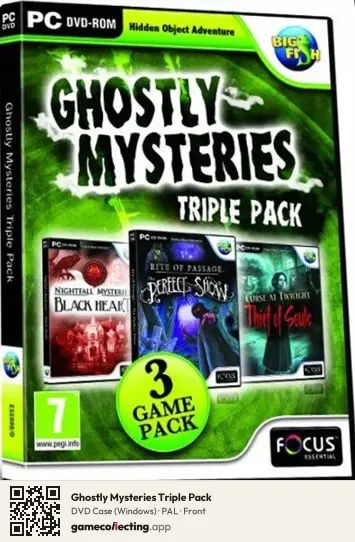 Ghostly Mysteries Triple Pack Computer, PAL box front