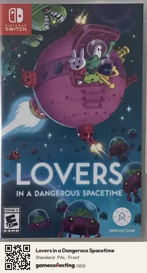Lovers in a Dangerous Spacetime Nintendo Switch, PAL box front