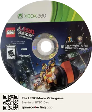 The LEGO Movie Videogame Xbox 360, NTSC disc
