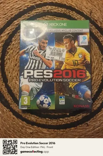 Pro Evolution Soccer 2016 Xbox One, PAL box front