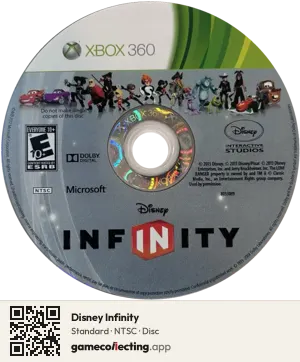Disney Infinity Xbox 360, NTSC disc
