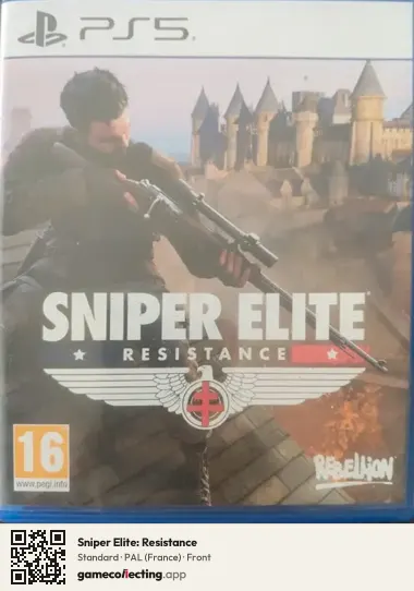 Sniper Elite: Resistance PlayStation 5, France box front