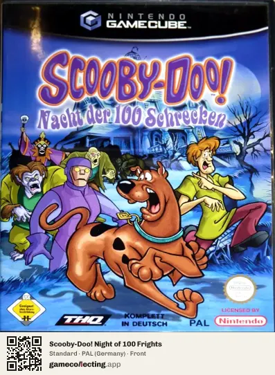 Scooby-Doo! Night of 100 Frights Nintendo GameCube, Germany box front