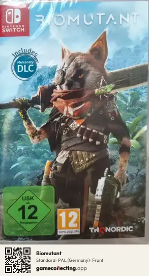 Biomutant Nintendo Switch, Germany box front
