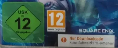 Final Fantasy X/X-2 HD Remaster, the USK square on its front