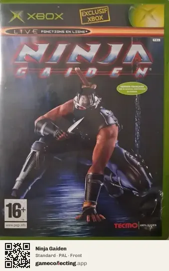 Ninja Gaiden Xbox, PAL box front